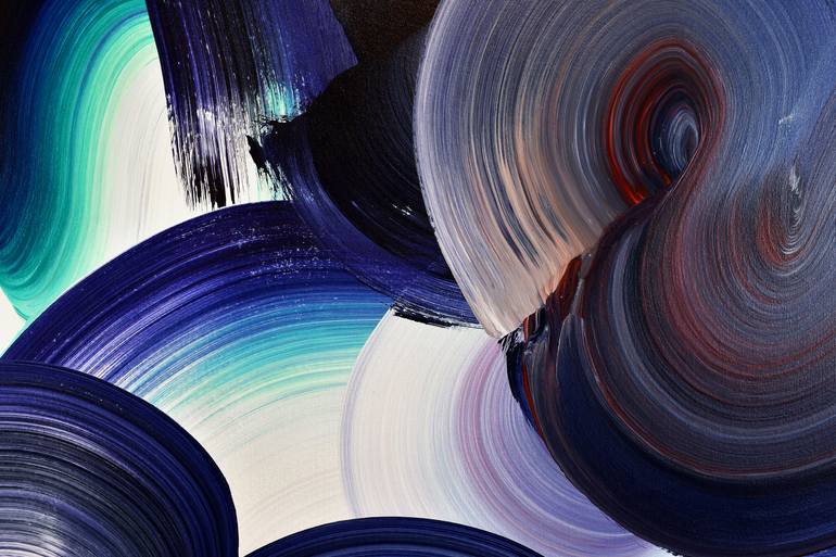 Original Abstract Expressionism Abstract Painting by Yeachin Tsai