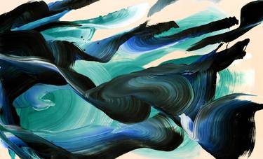 Original Abstract Expressionism Abstract Paintings by Yeachin Tsai