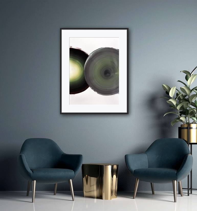 Original Abstract Expressionism Abstract Painting by Yeachin Tsai