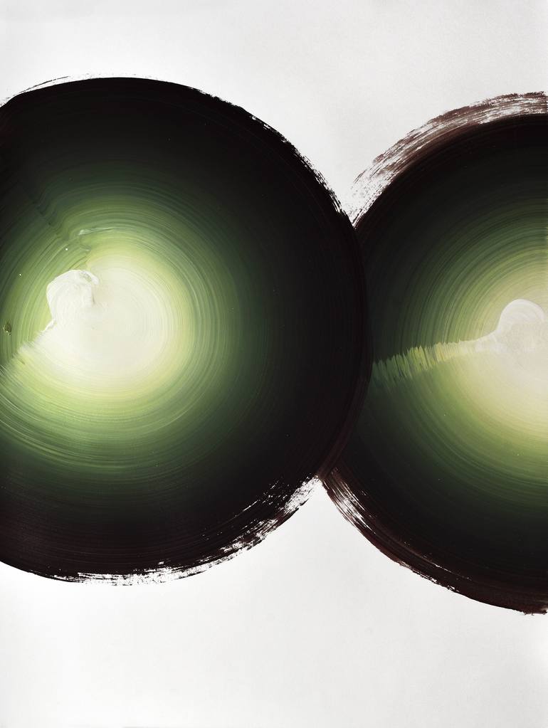 Original Abstract Expressionism Abstract Painting by Yeachin Tsai