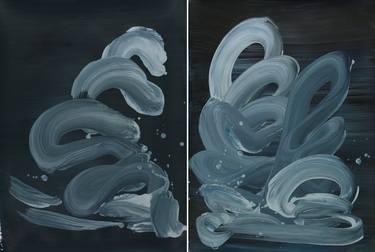 Abstract Mindscape (Diptych) thumb