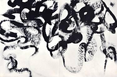 Print of Abstract Expressionism Abstract Paintings by Yeachin Tsai