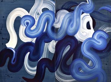 Original Abstract Paintings by Yeachin Tsai