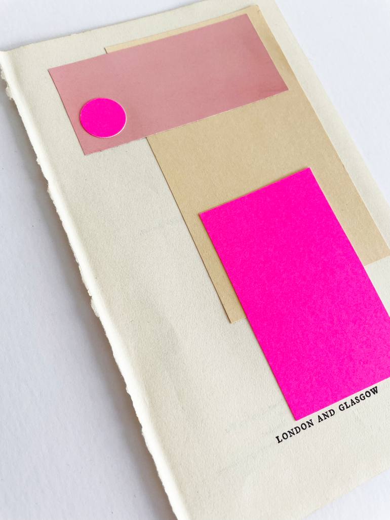 Original Contemporary Abstract Collage by Cassia Beck