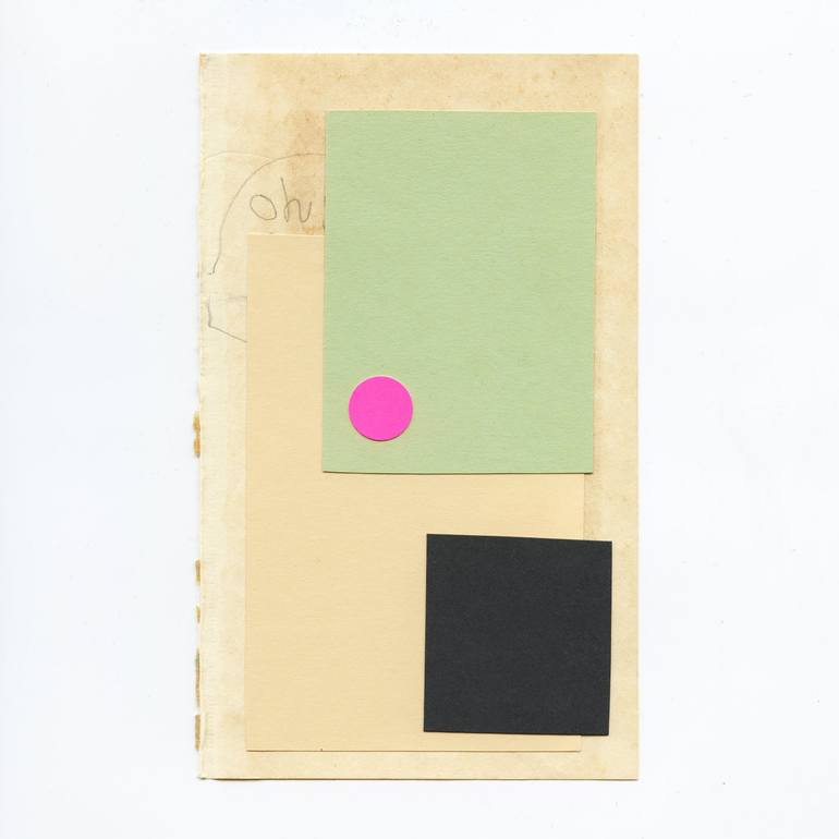 Original Contemporary Abstract Collage by Cassia Beck