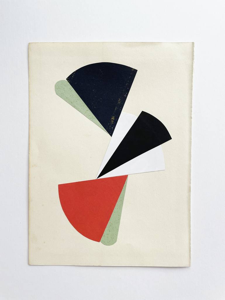 Original Contemporary Abstract Collage by Cassia Beck
