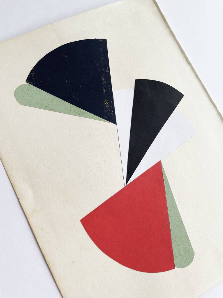 Original Contemporary Abstract Collage by Cassia Beck