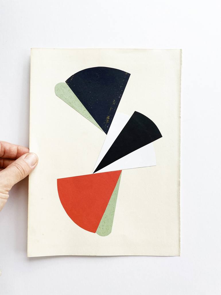Original Contemporary Abstract Collage by Cassia Beck