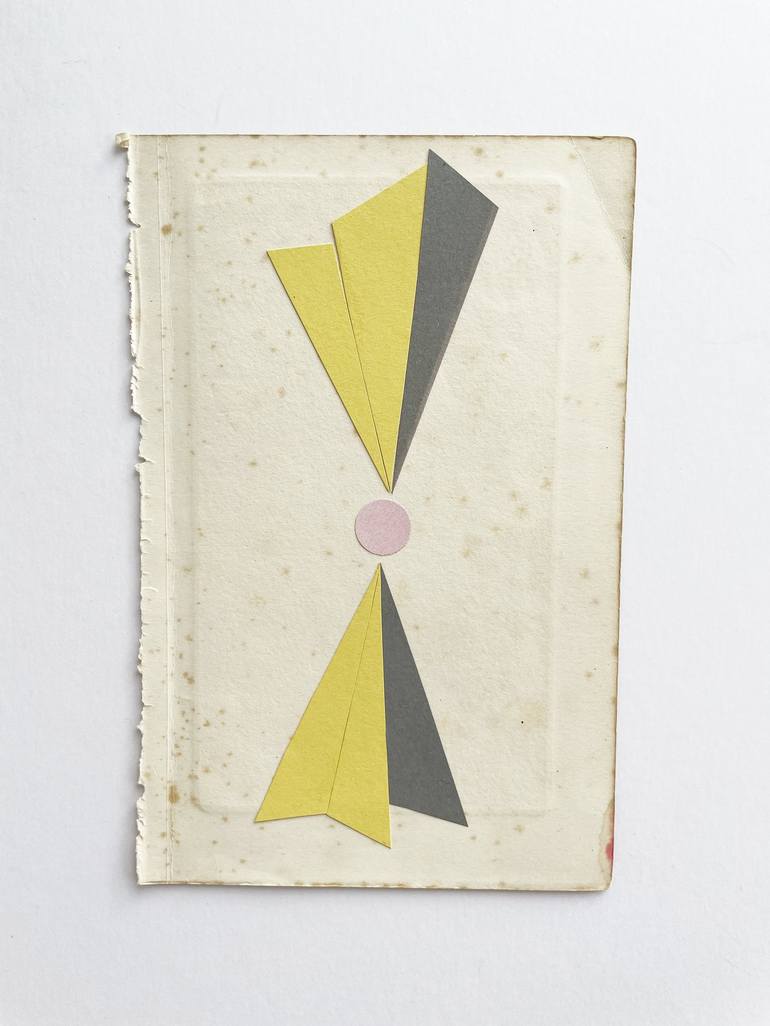 Original Contemporary Abstract Collage by Cassia Beck