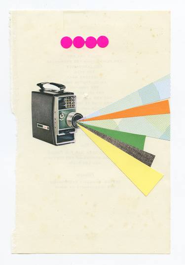 Print of Cinema Collage by Cassia Beck