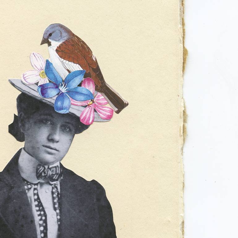 Original Contemporary People Collage by Cassia Beck