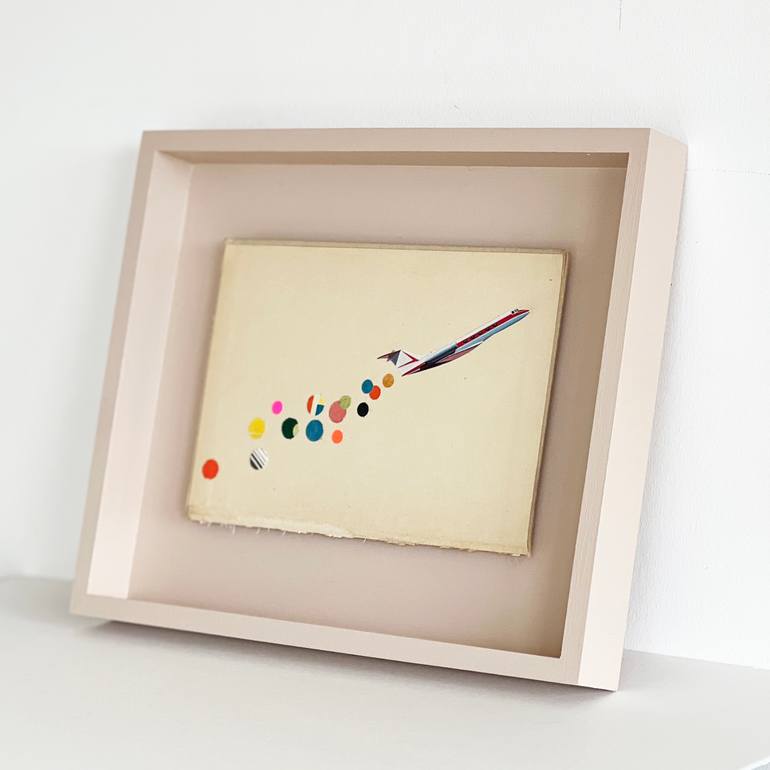 Original Abstract Travel Collage by Cassia Beck