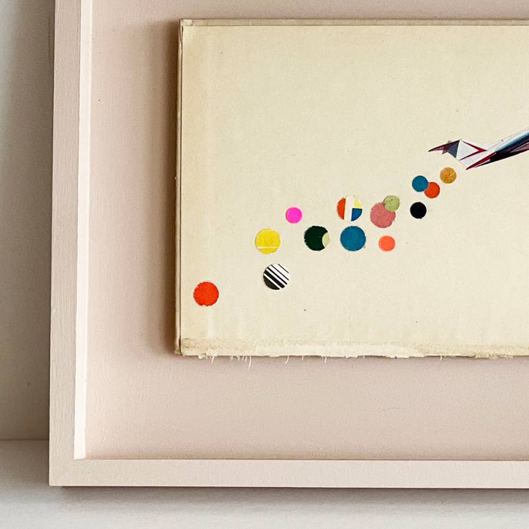 Original Abstract Travel Collage by Cassia Beck