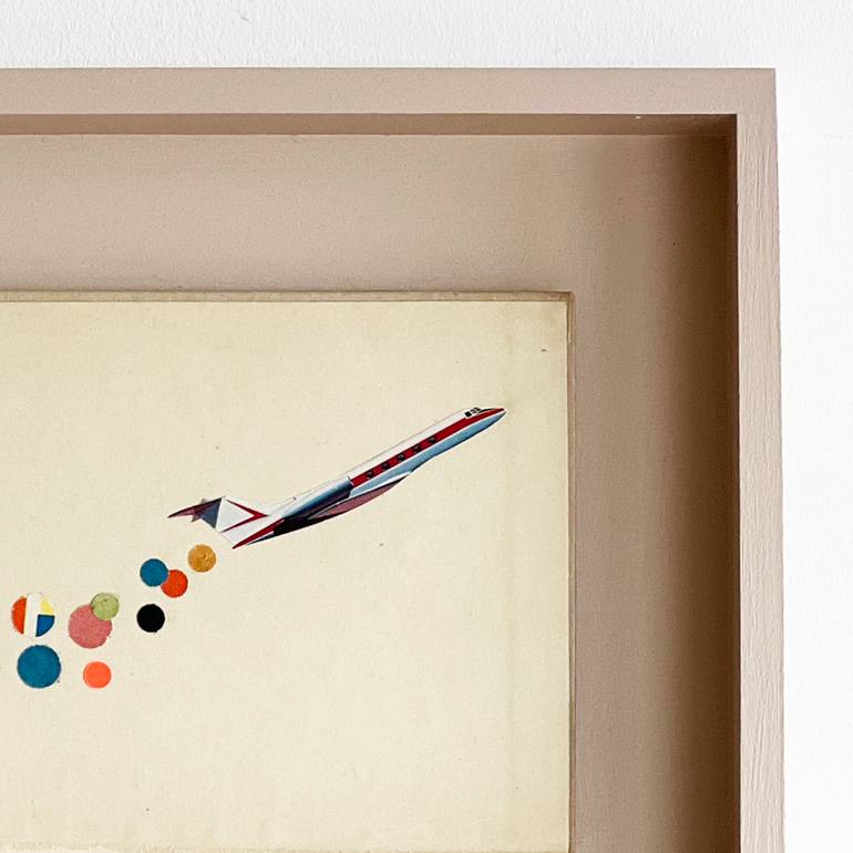 Original Abstract Travel Collage by Cassia Beck