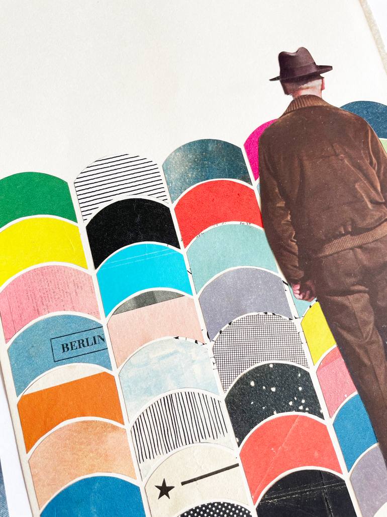 Original Contemporary People Collage by Cassia Beck