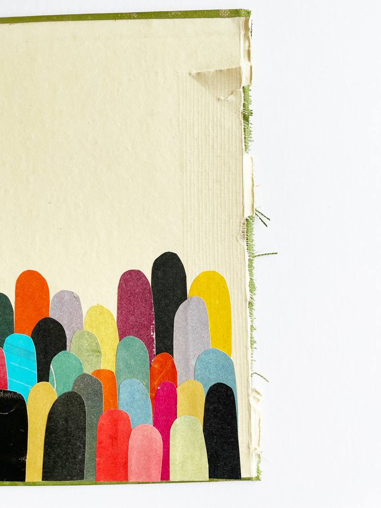 Original Abstract Landscape Collage by Cassia Beck