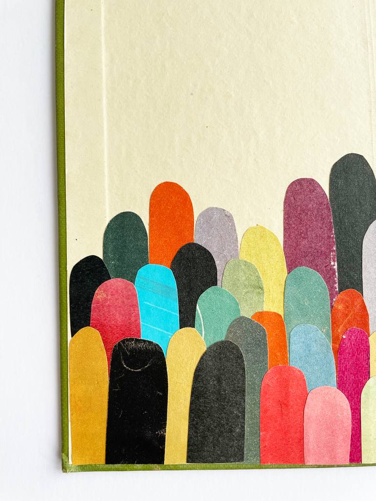 Original Abstract Landscape Collage by Cassia Beck