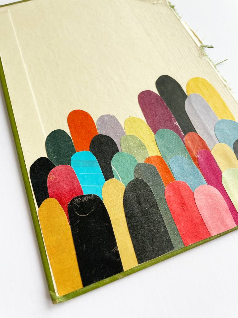 Original Abstract Landscape Collage by Cassia Beck