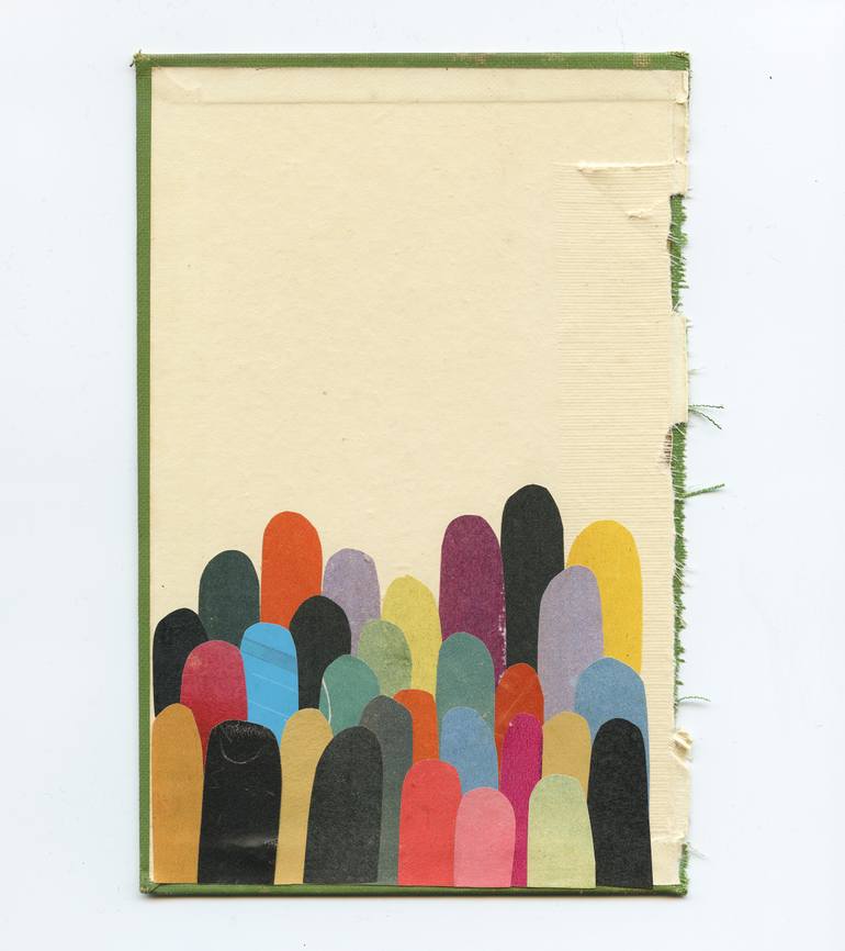 Original Abstract Landscape Collage by Cassia Beck