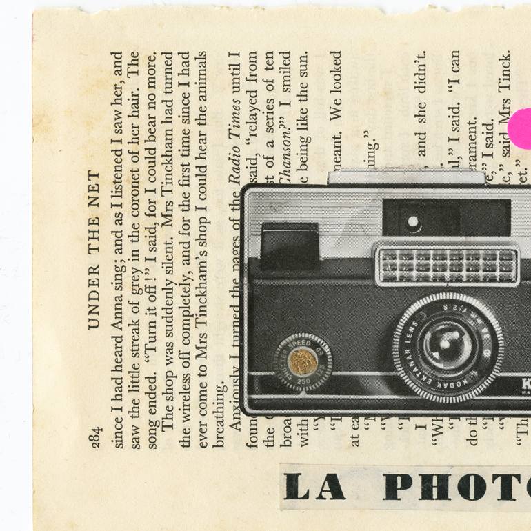 Original Minimalism Abstract Collage by Cassia Beck