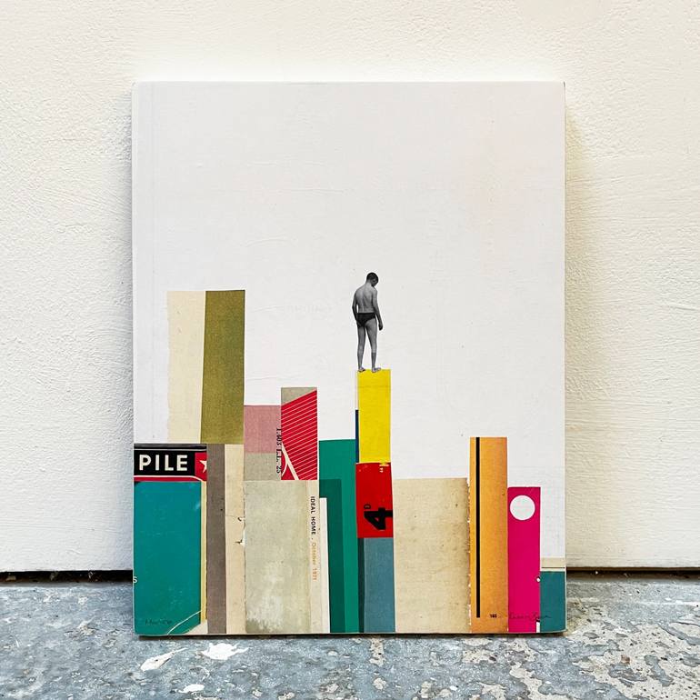 Original Abstract People Collage by Cassia Beck