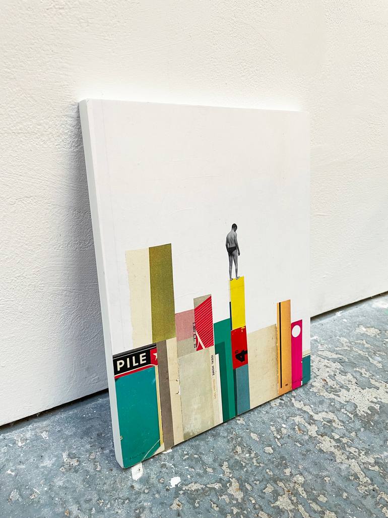 Original Abstract People Collage by Cassia Beck