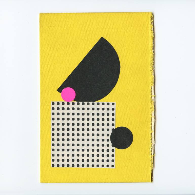 Original Minimalism Abstract Collage by Cassia Beck