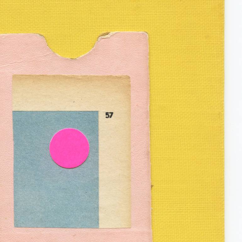 Original Minimalism Abstract Collage by Cassia Beck