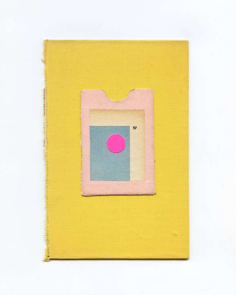 Original Minimalism Abstract Collage by Cassia Beck