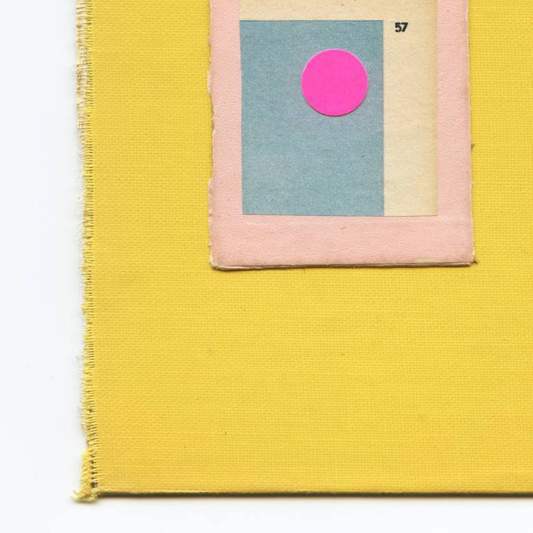 Original Minimalism Abstract Collage by Cassia Beck