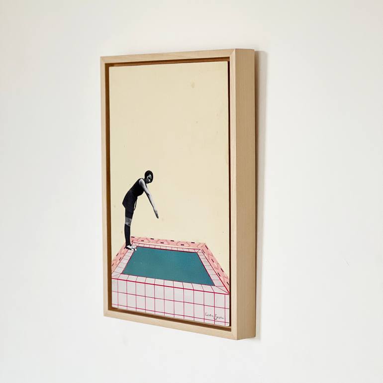 Original Abstract People Collage by Cassia Beck