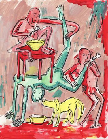 Print of Expressionism Food Drawings by Onur Tukel