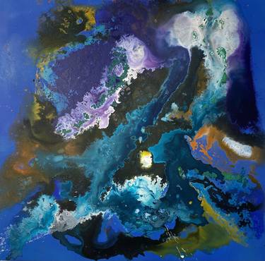 Original Abstract Expressionism Abstract Paintings by Saul Franklin