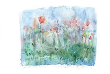 Print of Impressionism Floral Paintings by Divena Smought