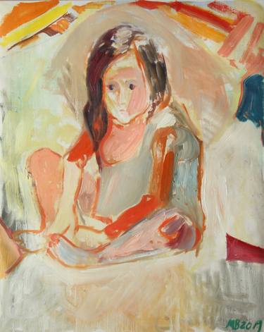 Original figurative Portrait Painting by Matt Borengasser