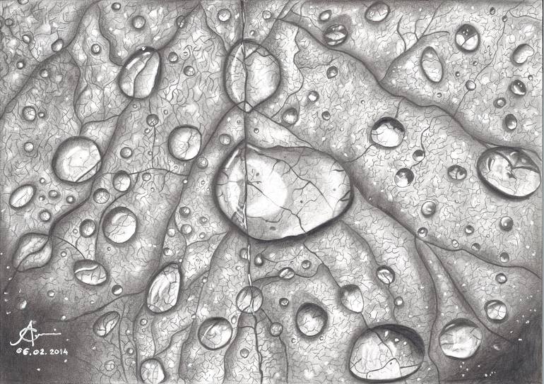 Wonder Waterdrops Drawing By Crivac Cristian Saatchi Art