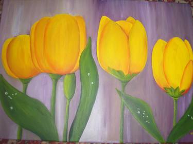 Yellow tulips thumb