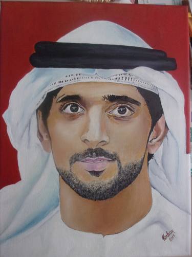 Portrait of Crown prince of Dubai thumb