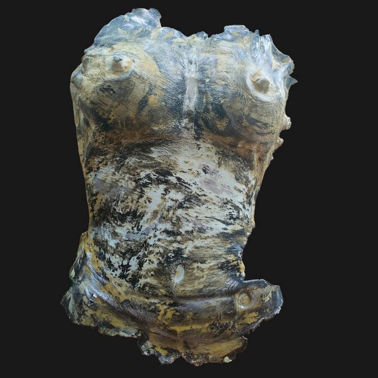 Original Abstract Expressionism Women Sculpture by Gwen Lemasson