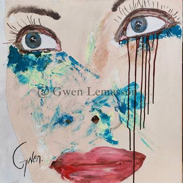 Original Expressionism Women Paintings by Gwen Lemasson