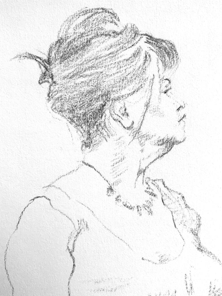 Original Figurative Portrait Drawing by Bob Smith