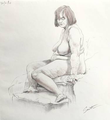 Original Nude Drawings by Bob Smith