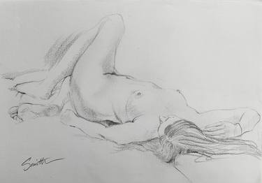 Original Fine Art Nude Drawings by Bob Smith