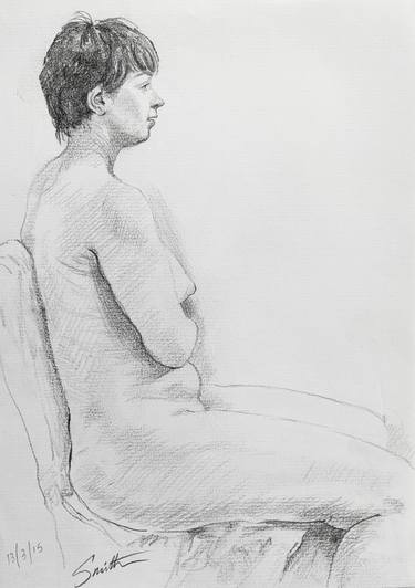 Seated female nude thumb