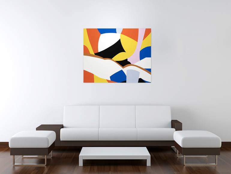 Original Modernism Abstract Painting by Kotaro Machiyama