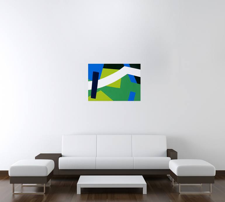 Original Minimalism Abstract Painting by Kotaro MACHIYAMA