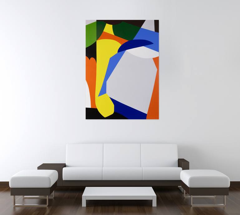 Original Modernism Abstract Painting by Kotaro Machiyama