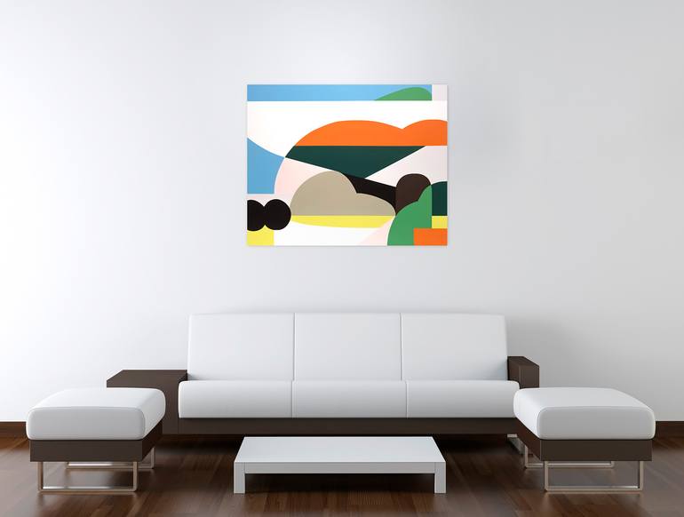 Original Modernism Abstract Painting by Kotaro Machiyama