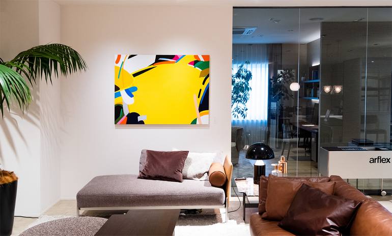 Original Minimalism Abstract Painting by Kotaro Machiyama