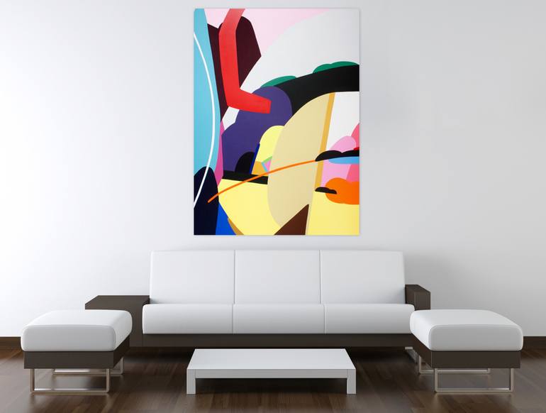 Original Fine Art Abstract Painting by Kotaro MACHIYAMA